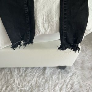 Abercrombie high rise skinny black jeans